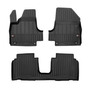 Hyundai Ioniq 5 Floor Mat - Omac - Proline Premium TPE 3 Pcs - Black - 2022